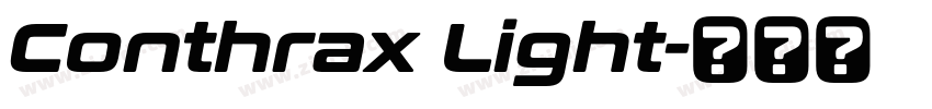 Conthrax Light字体转换 Conthrax Light字体转换